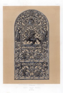 'Cast Iron Panel from Mulheim', Germany, 19th century. Artist: John Burley Waring
