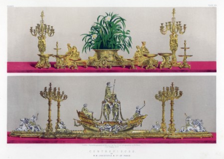 'Centrepieces', 19th century.Artist: John Burley Waring