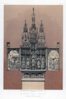 'An Ivory Carved Triptych', 19th century.Artist: John Burley Waring