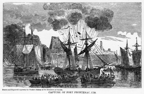 'Capture of Fort Frontenac, 1758', (1877). Artist: Unknown