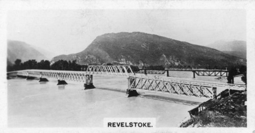 Bridge over the Columbia River, Revelstoke, British Columbia, Canada, c1920s. Artist: Unknown