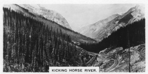 Kicking Horse River, British Columbia, Canada, c1920s. Artist: Unknown