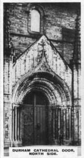 Durham Cathedral door, north side, c1920s. Artist: Unknown