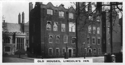 'Old Houses, Lincoln's Inn', London, c1920s. Artist: Unknown