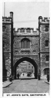 St John's Gate, Clerkenwell, London, c1920s. Artist: Unknown