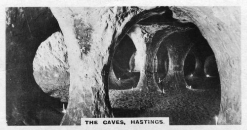 'The Caves, Hastings', Sussex, c1920s. Artist: Unknown