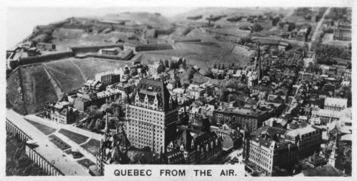 Quebec from the air, Canada, c1920s. Artist: Unknown
