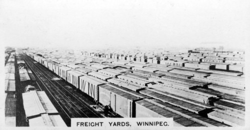 Freight yards, Winnipeg, Manitoba, Canada, c1920s. Artist: Unknown