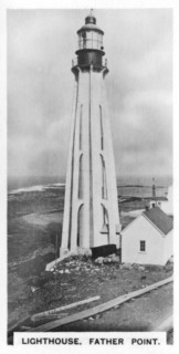Lighthouse, Father Point, Quebec, Canada, c1920s. Artist: Unknown