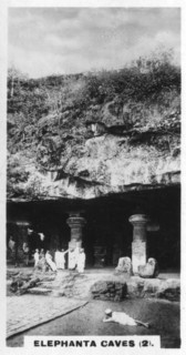 Elephanta Caves, Bombay, India, c1925. Artist: Unknown