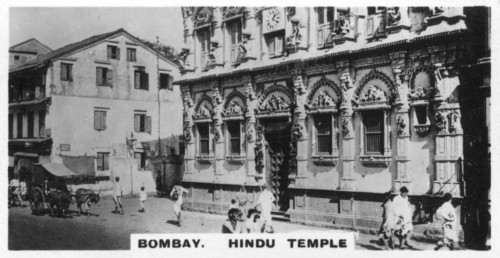 Hindu Temple, Bombay, India, c1925. Artist: Unknown