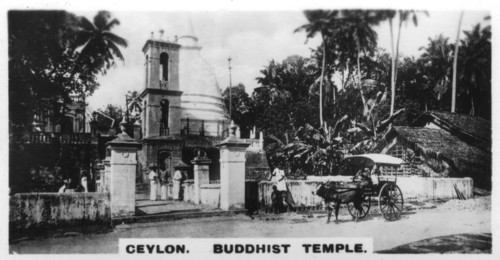 Buddhist Temple, Ceylon, c1925. Artist: Unknown