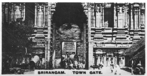 Town gate, Srirangam, India, c1925. Artist: Unknown