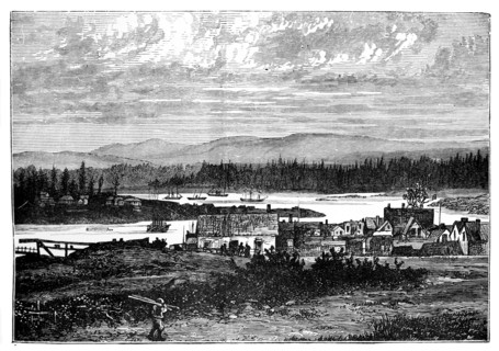 The Western Suburbs of Victoria, Vancouver Island, Canada, c1888. Artist: Unknown