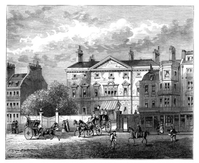 Cambridge House, Piccadilly, London, 1854, (c1888). Artist: Unknown