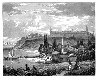 The Barracks Hospital, Scutari, Turkey, c1888. Artist: Unknown