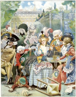 'The royal palace, under the convention, 18th century', c1870-1950.Artist: Ferdinand Sigismund Bac