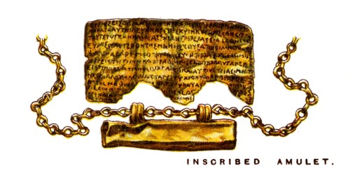 Inscribed Amulet, 1923. Artist: Unknown