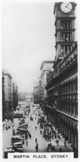 Martin Place, Sydney, 1928. Artist: Unknown