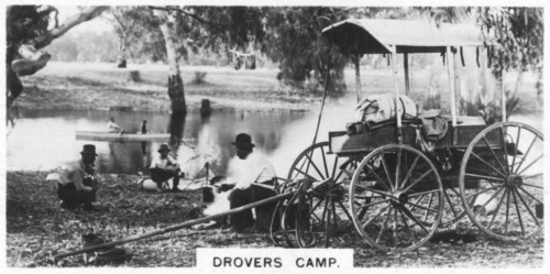 Drovers camp, Australia, 1928. Artist: Unknown