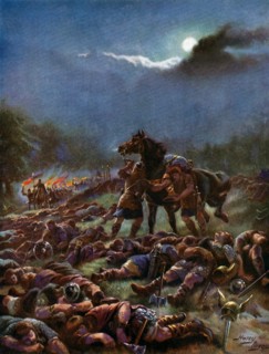 'Sweyn's Poisoned Army', (c1920).  Creator: Harry Payne.