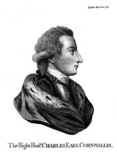 Charles Cornwallis (1738-1805), 1st Marquess Cornwallis, 1781. Artist: Unknown
