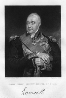 Admiral Edward Pellew (1757-1833), 1st Viscount Exmouth, 1837.Artist: W Holl