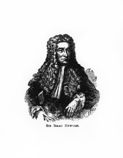 Sir Isaac Newton, English mathematician, astronomer and physicist, (20th century). Artist: Unknown