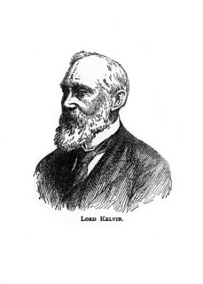 William Thomson, Lord Kelvin, Irish-Scottish mathematician, physicist and engineer, (20th century). Artist: Unknown
