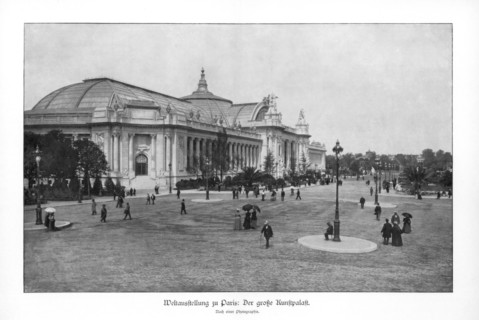 Fine Arts Palace, Paris World Exposition, 1889, (1900). Artist: Unknown