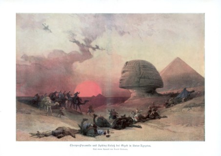 'The Sphinx at Giza', Egypt, 1840s, (1900). Artist: Unknown