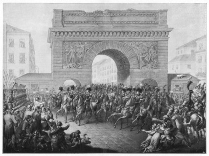 The Allies enter Paris, 31 March 1814 (1900). Artist: Unknown