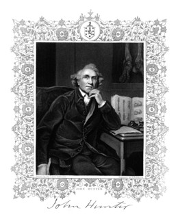 John Hunter, 18th century Scottish surgeon, (19th century).Artist: GH Adcock