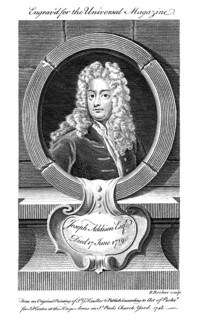 Joseph Addison, English politician and writer, (19th Century). Artist: Unknown