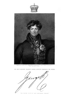 George IV, King of Great Britain and Ireland and of Hanover, 19th century.Artist: E Scriven