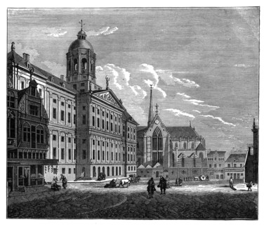 The Palais Royal, Amsterdam, c1890. Artist: Unknown