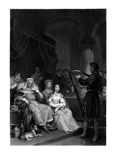 Alfred before the Danish General, (1860). Artist: JM Wright