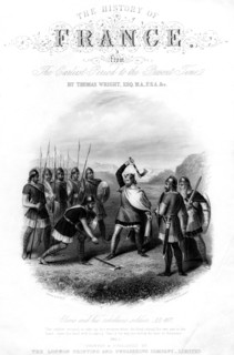 Clovis and his Rebellious Soldier, 487 AD, (1875). Artist: G Greatbach
