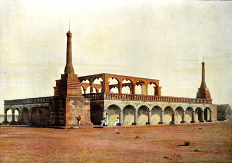 Mausoleum of the ex-first minister and his family, Madagascar, late 19th century. Artist: Gillot