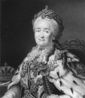 Empress Catherine the Great of Russia, 1836.Artist: R Woodman