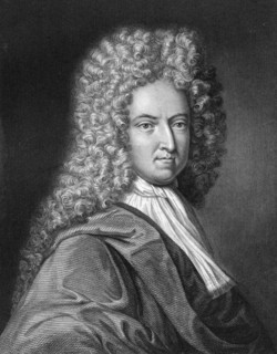 Daniel Defoe, English writer and journalist, (1836).Artist: J Thomson