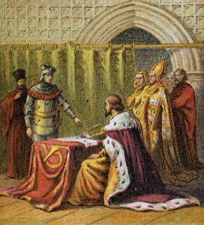 'Richard II Abdicates', 1399, (c1850). Artist: Unknown