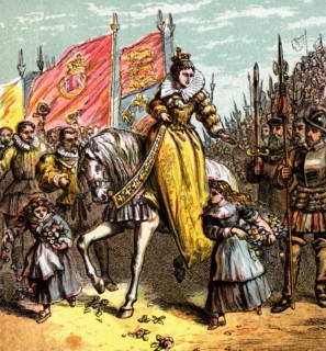 'Queen Elizabeth's Accession', 1558, (c1850). Artist: Unknown