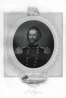 General Nathaniel Lyon, Union general in the American Civil War, (1862-1867). Artist: Unknown