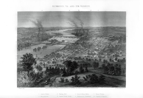 Richmond, Virginia, 1862-1867.Artist: R Hinshelwood