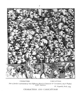'Characters and Caricaturas', 1743. Artist: William Hogarth