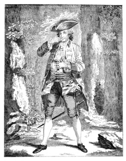 'Mr Woodward in the character of Mercutio', 1753. Artist: Unknown