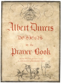 Albert Dürer's Designs for the Prayer Book, 1817.Artist: Albrecht Dürer