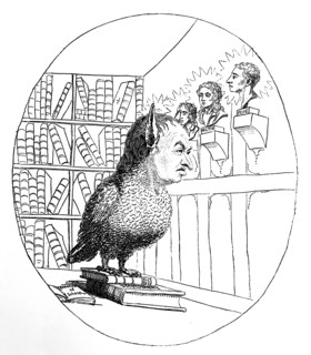 'Old Wisdom blinking at the stars', 1782.Artist: W Rennie