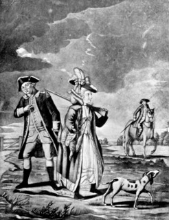 'The Sporting Lady', 1776. Artist: Unknown